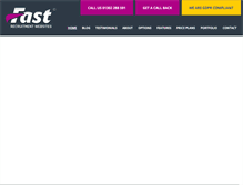Tablet Screenshot of fastrecruitmentwebsites.com